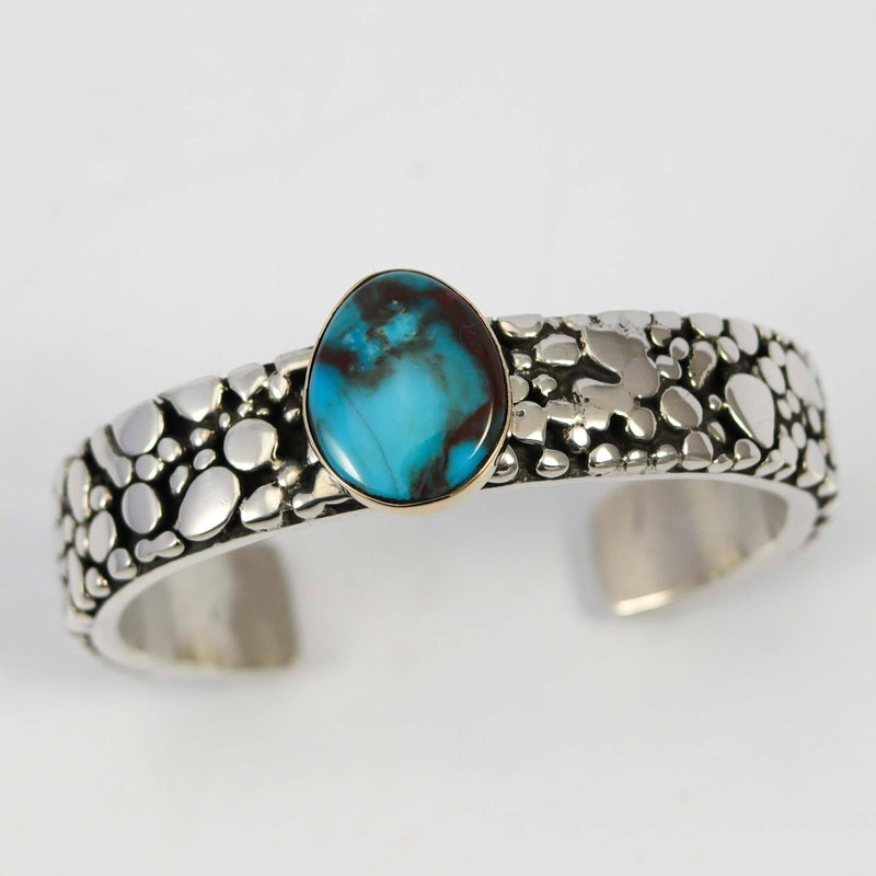 Bisbee Turquoise Cuff by Marc Antia - Garland&