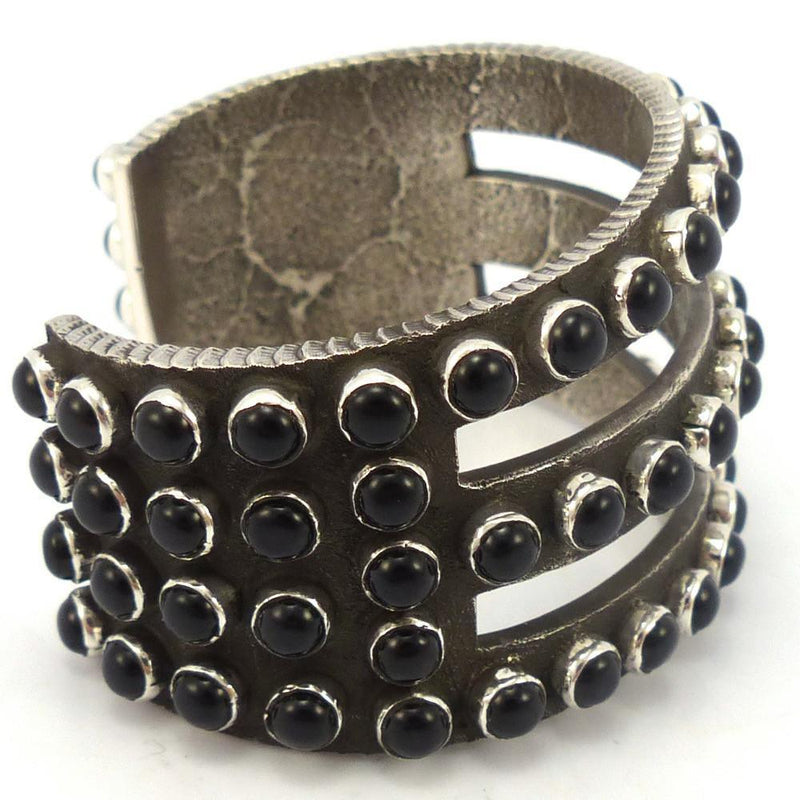 Onyx Row Cuff by Ernest Rangel - Garland&