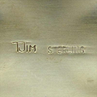 Silver Appliqué Cuff by Thomas Jim - Garland's