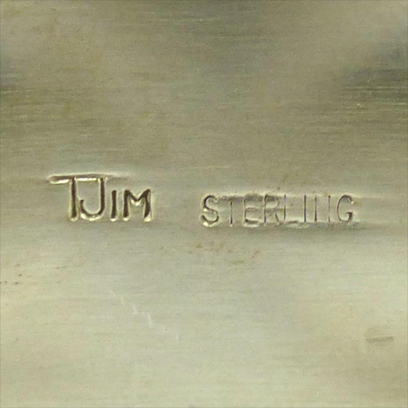 Silver Appliqué Cuff by Thomas Jim - Garland&