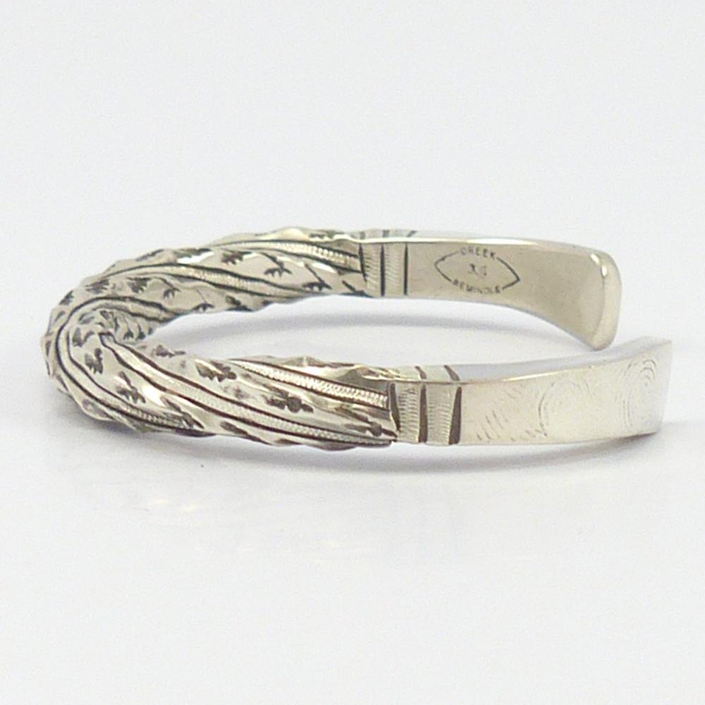 Twisted Silver Cuff by Kenneth Johnson - Garland's