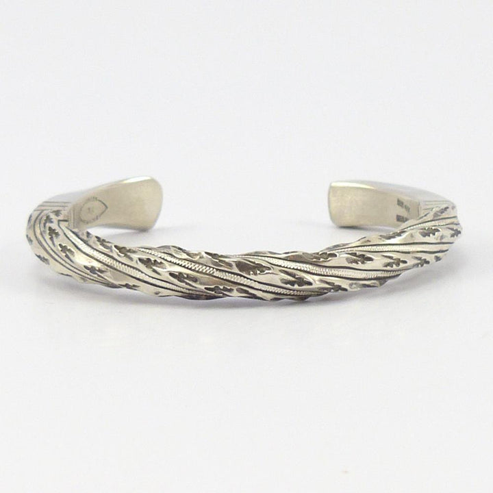 Twisted Silver Cuff by Kenneth Johnson - Garland's