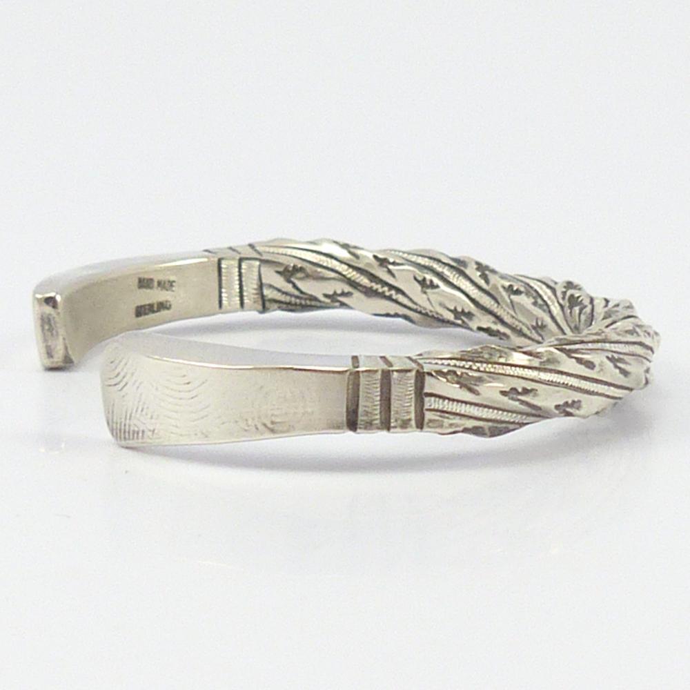 Twisted Silver Cuff by Kenneth Johnson - Garland's