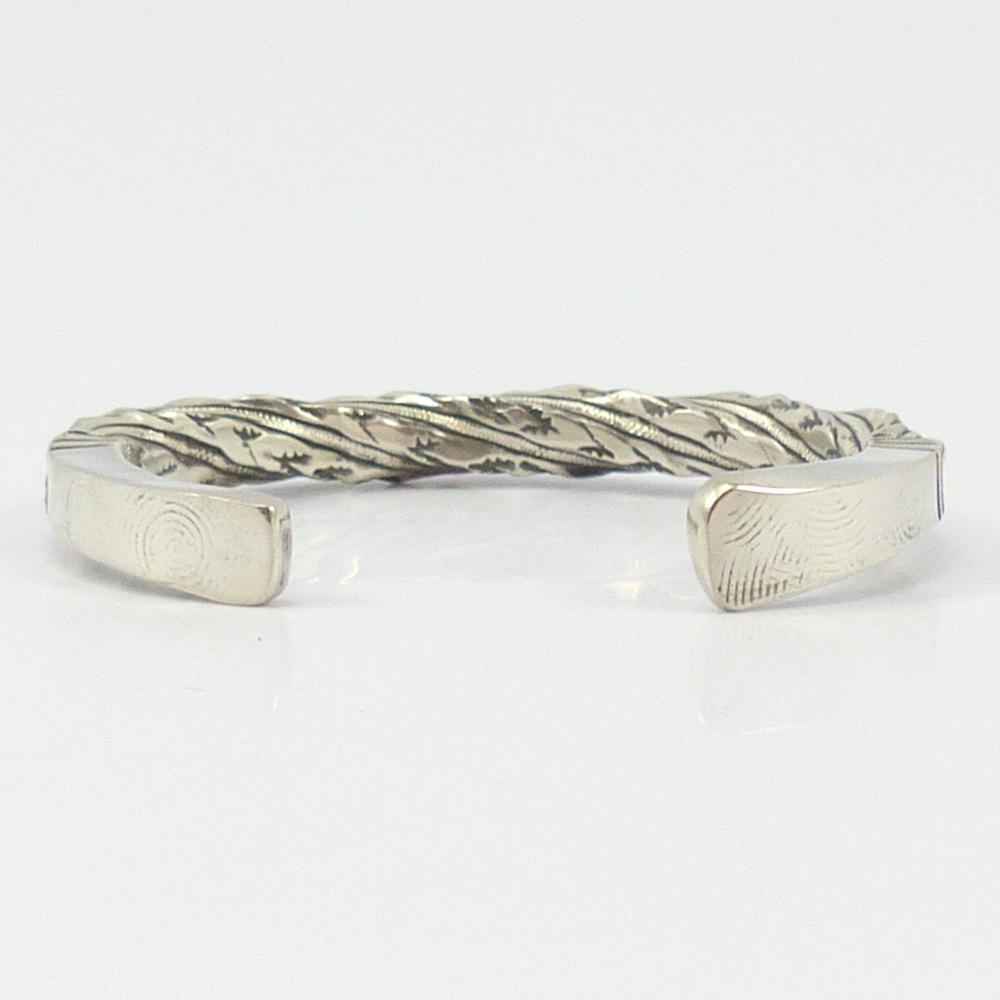 Twisted Silver Cuff by Kenneth Johnson - Garland's