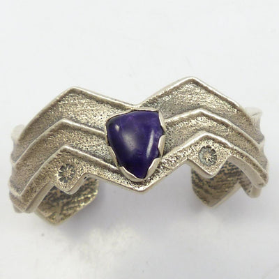 Cast Sugilite Cuff by Jonah Hill - Garland's