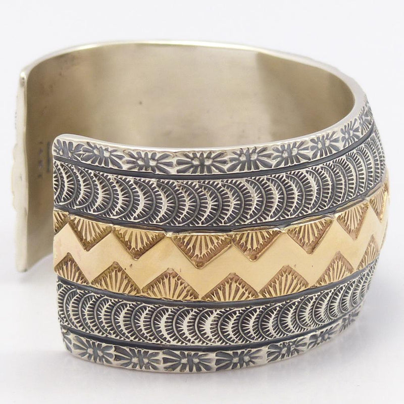 Gold on Silver Cuff by Marc Antia - Garland&