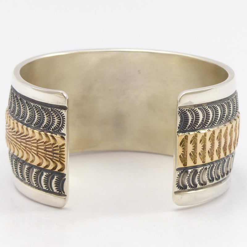 Gold on Silver Cuff by Marc Antia - Garland&