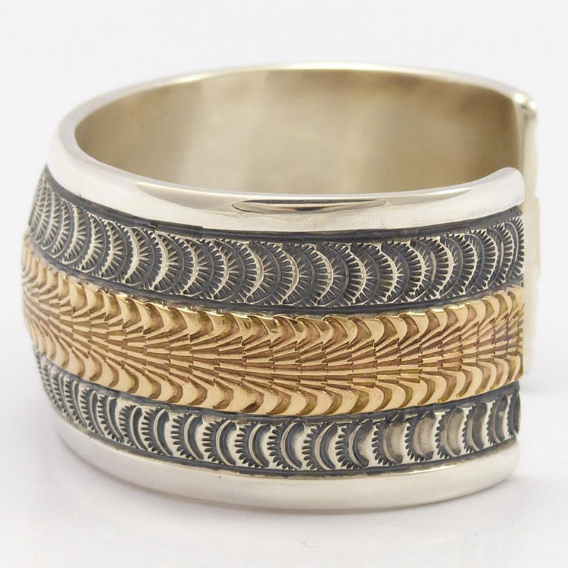 Gold on Silver Cuff by Marc Antia - Garland&