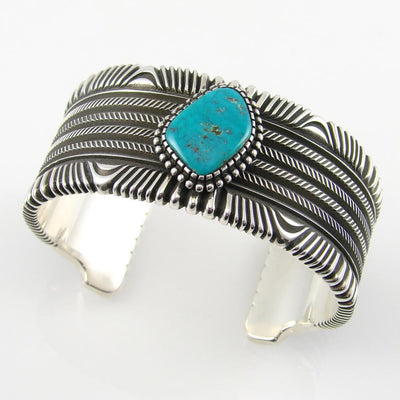 Blue Gem Turquoise Cuff by Ron Bedonie - Garland's