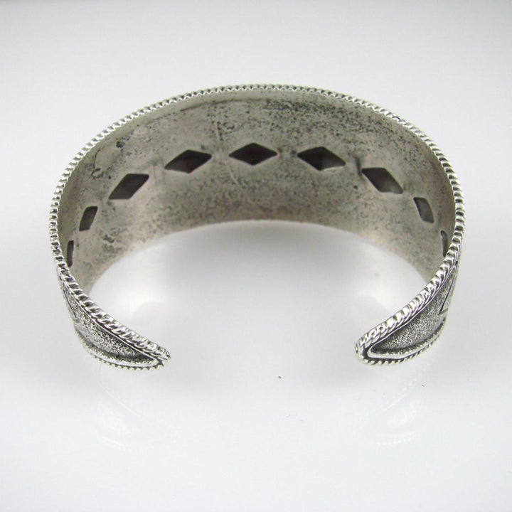 Stamped Silver Cuff by Fidel Bahe - Garland's