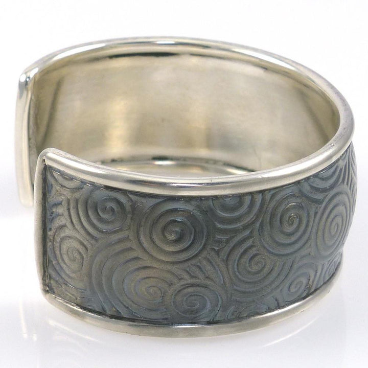 Silver Spiral Cuff by Pete Johnson - Garland's