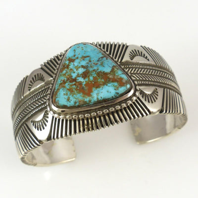 Pilot Mountain Turquoise Cuff by Ron Bedonie - Garland's