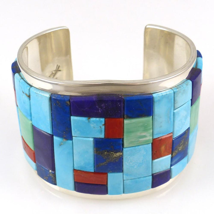 Multi-Stone Inlay Cuff by Tommy Jackson - Garland's