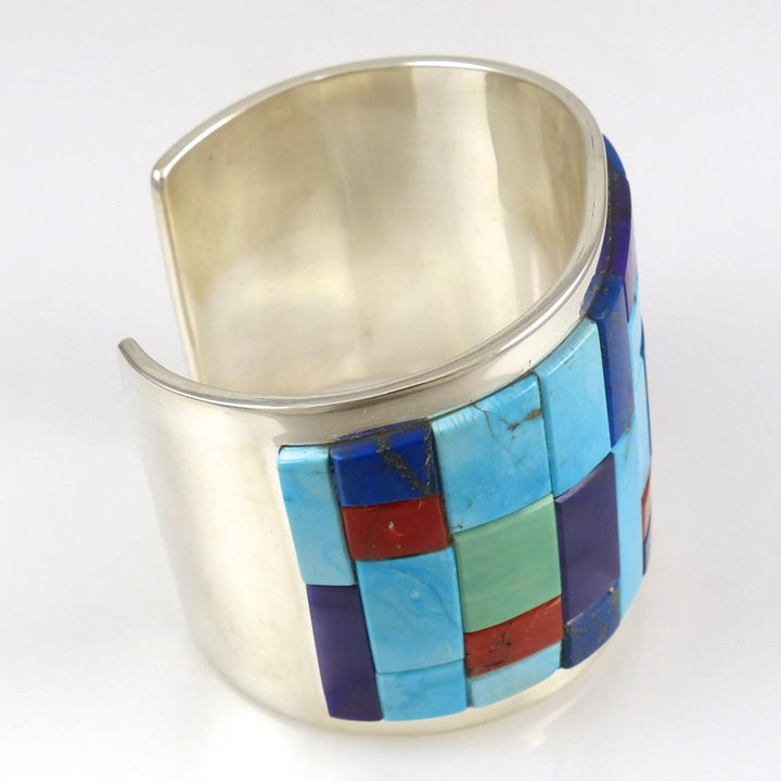 Multi-Stone Inlay Cuff by Tommy Jackson - Garland's