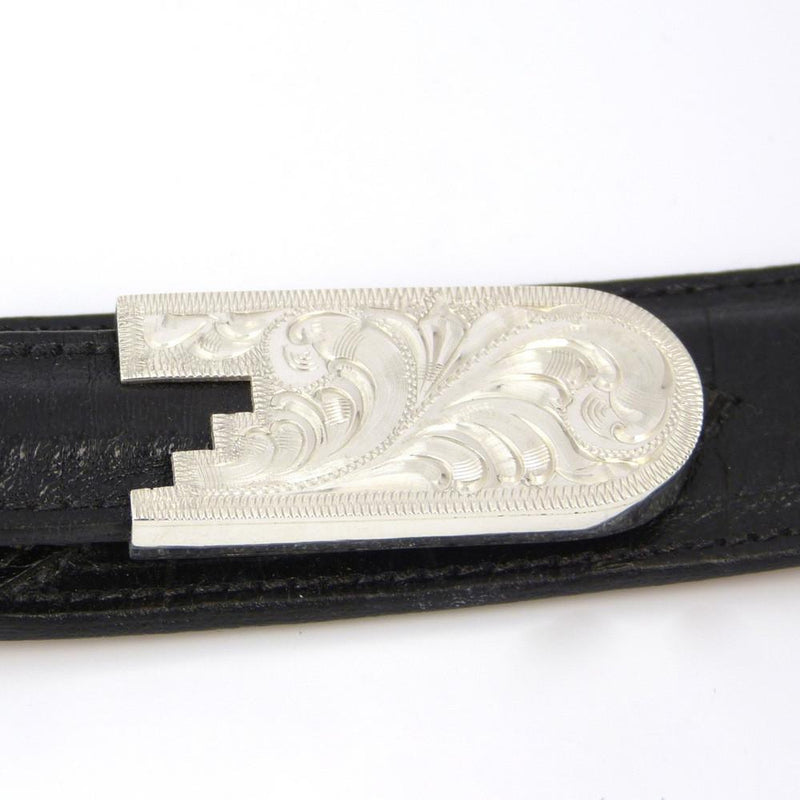Engraved Silver Ranger Set Buckle by Julius Keyonnie - Garland&
