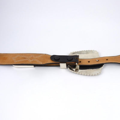 Engraved Silver Ranger Set Buckle by Julius Keyonnie - Garland's