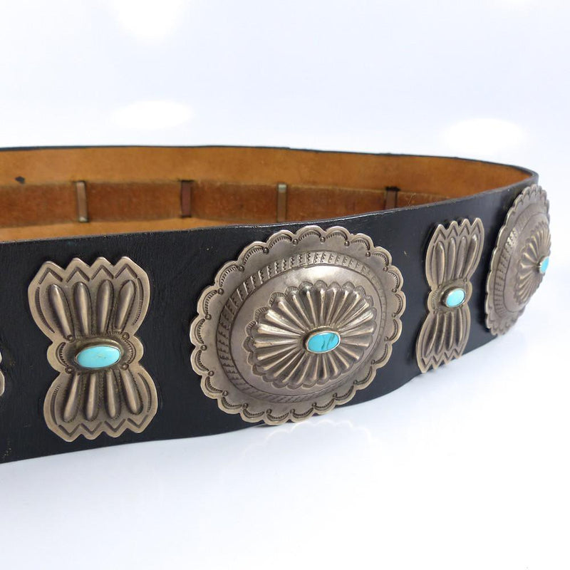 1940-50s Concha Belt by Tsosie - Garland&