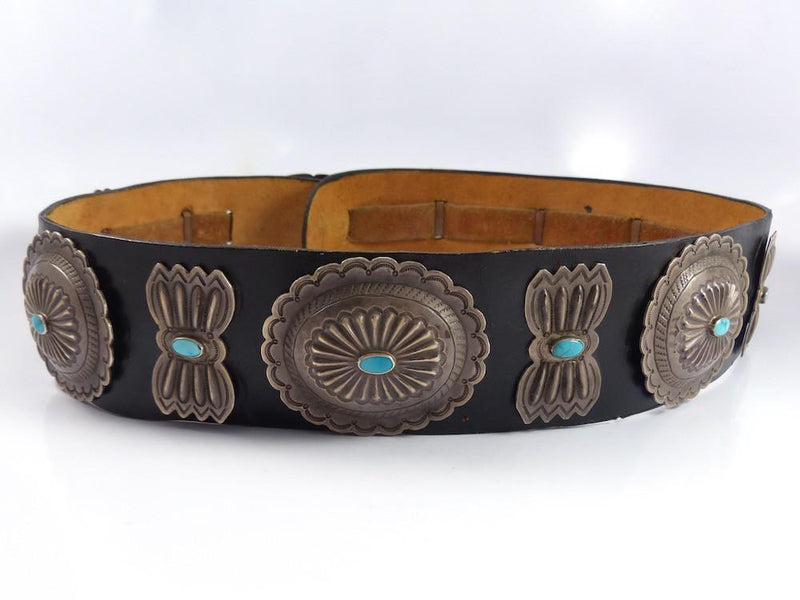 1940-50s Concha Belt by Tsosie - Garland&