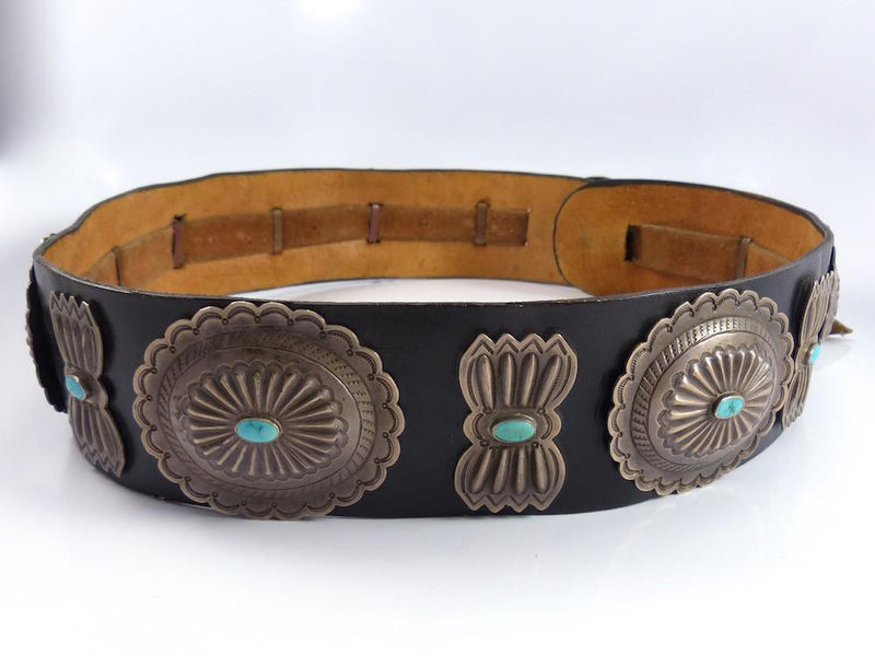 1940-50s Concha Belt by Tsosie - Garland&