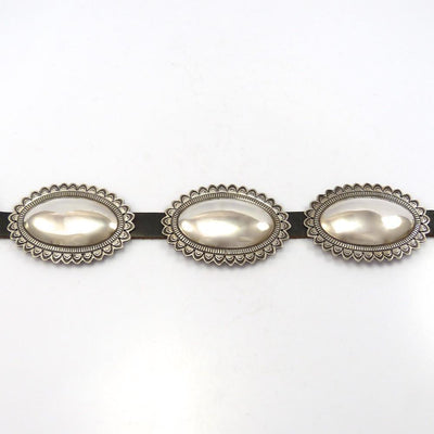 Silver Concha Belt by Curtis Pete - Garland's