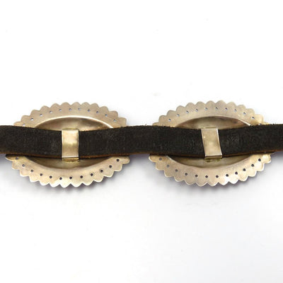 Silver Concha Belt by Curtis Pete - Garland's