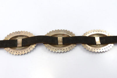 Silver Concha Belt by Curtis Pete - Garland's