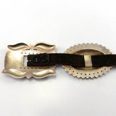 Silver Concha Belt by Curtis Pete - Garland's
