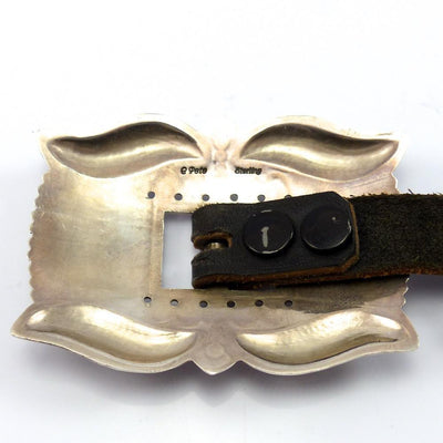 Silver Concha Belt by Curtis Pete - Garland's