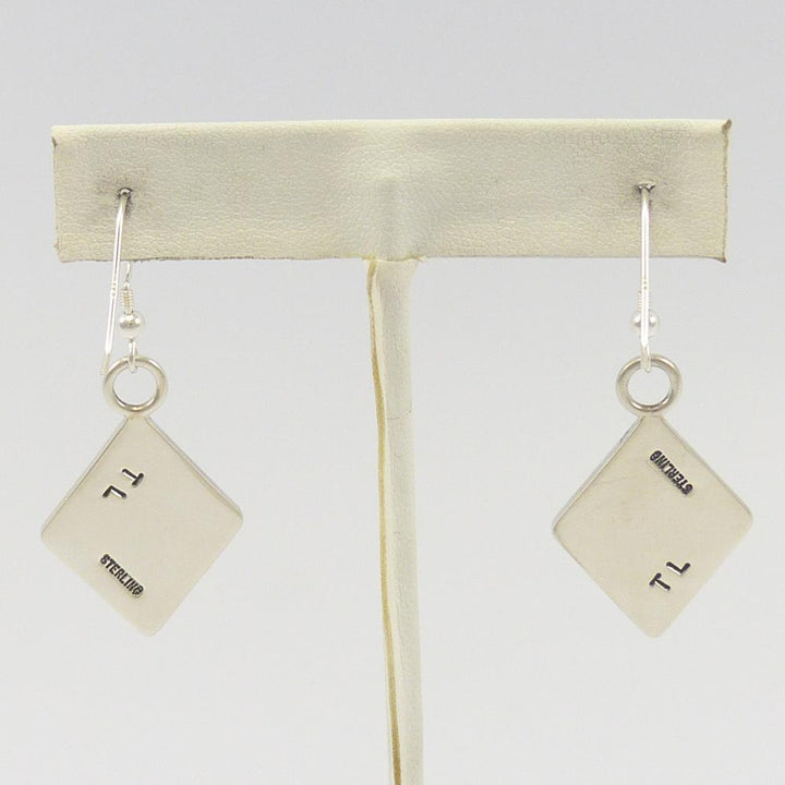 Stamped Silver Earrings by Trent Lee-Anderson - Garland's