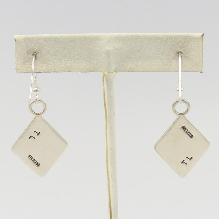 Stamped Silver Earrings by Trent Lee-Anderson - Garland's