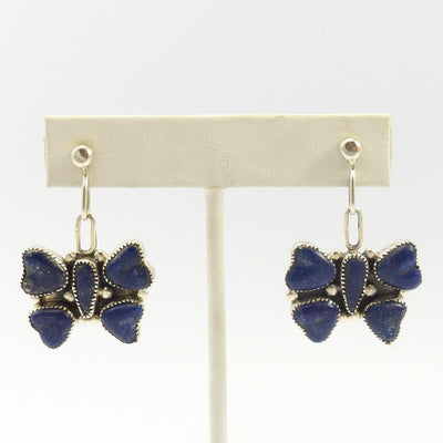 Lapis Butterfly Earrings by Diane Lonjose - Garland's