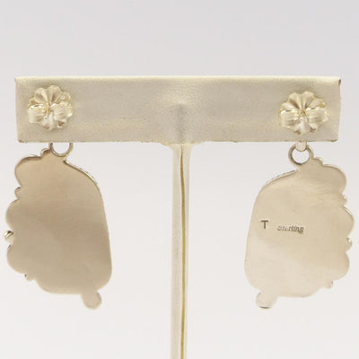 Spiny Oyster Shell Earrings by Mary Tso - Garland's