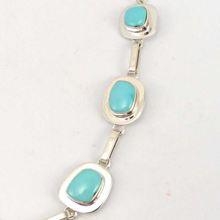 Kingman Turquoise Necklace and Earring Set, Nathan George, Jewelry, Garland's Indian Jewelry