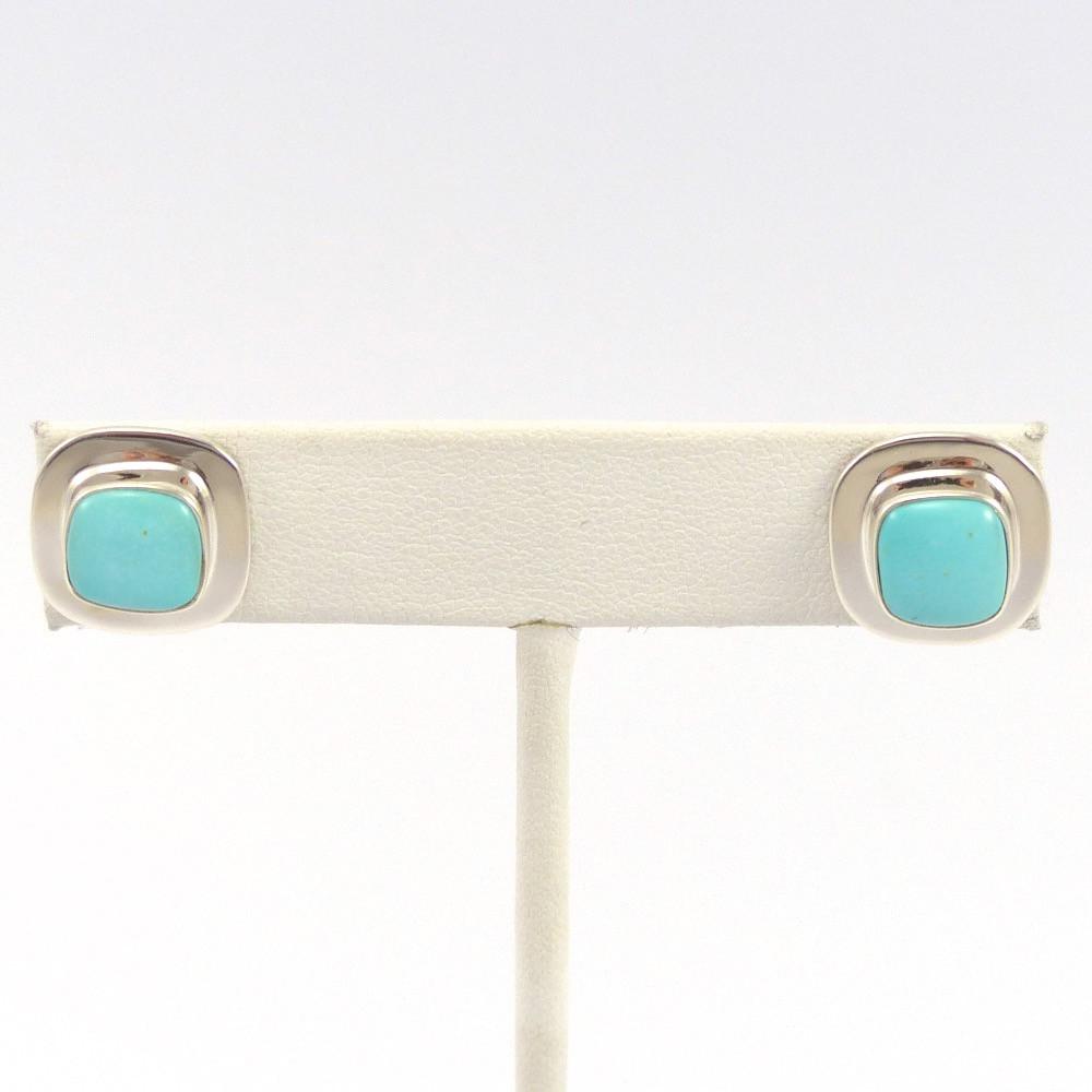 Kingman Turquoise Necklace and Earring Set, Nathan George, Jewelry, Garland's Indian Jewelry