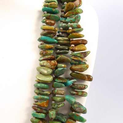 Royston Turquoise Jacla Necklace by Kenneth Aguilar - Garland's