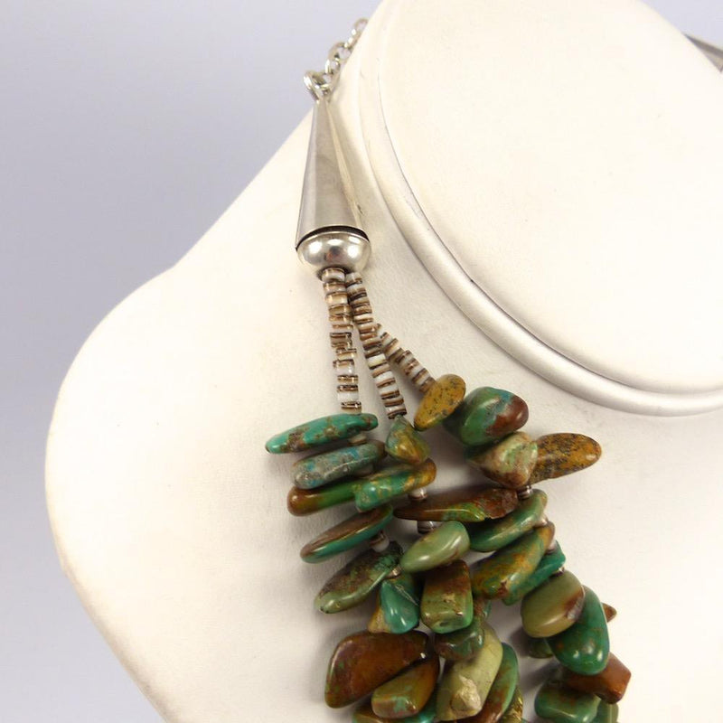 Royston Turquoise Jacla Necklace by Kenneth Aguilar - Garland&
