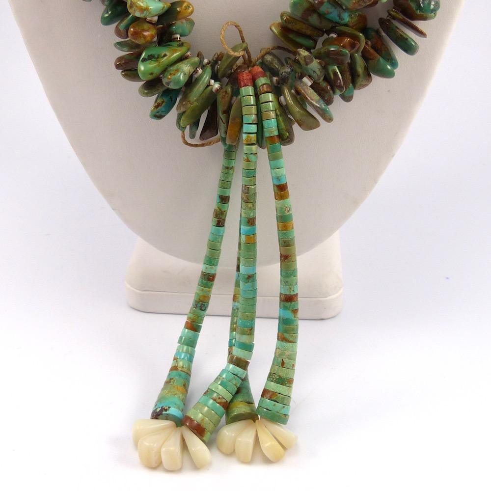 Royston Turquoise Jacla Necklace by Kenneth Aguilar - Garland's