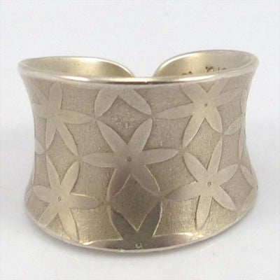 Adjustable Silver Ring by Maria Samora - Garland's