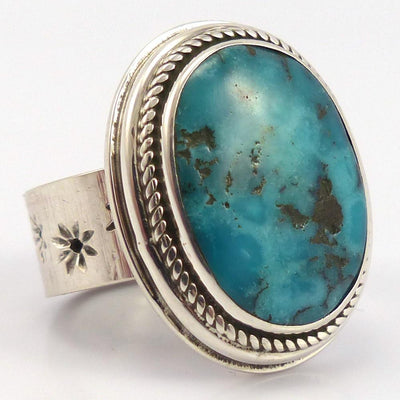 Persian Turquoise Ring by Stewart Yellowhorse - Garland's