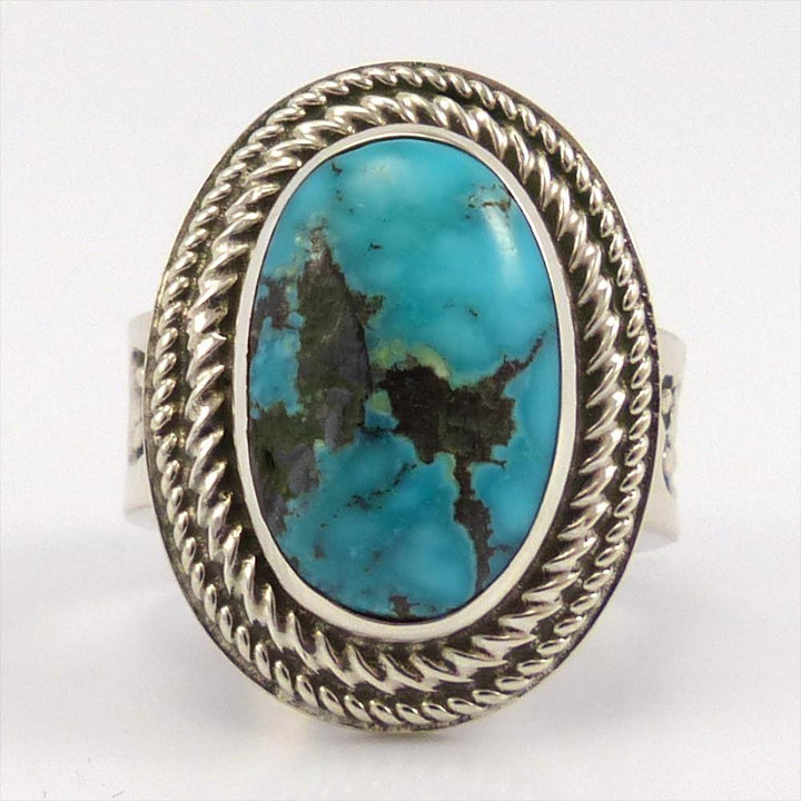 Persian Turquoise Ring by Stewart Yellowhorse - Garland's