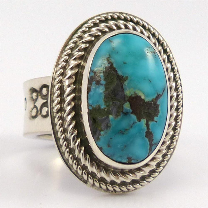 Persian Turquoise Ring by Stewart Yellowhorse - Garland's