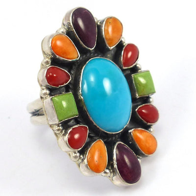 Multi-Stone Cluster Ring by Don Lucas - Garland's