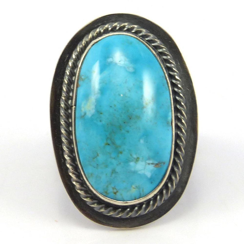 Morenci Turquoise Ring by Tommy Jackson - Garland&