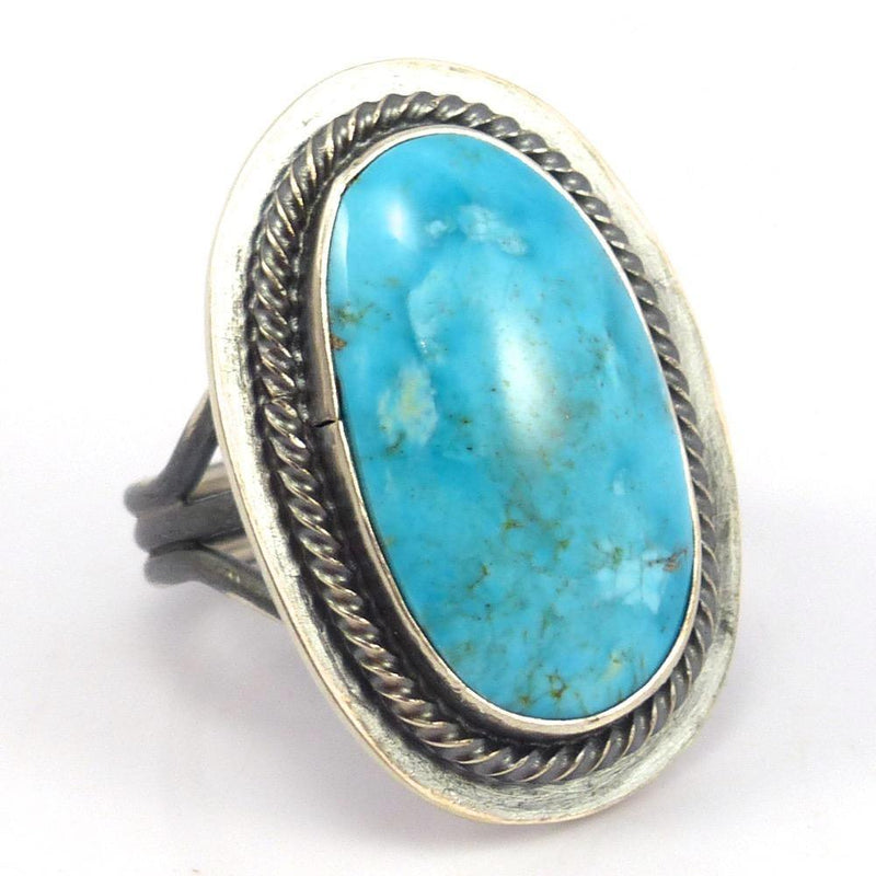 Morenci Turquoise Ring by Tommy Jackson - Garland&
