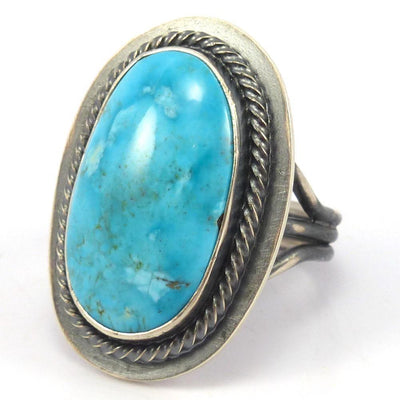Morenci Turquoise Ring by Tommy Jackson - Garland's