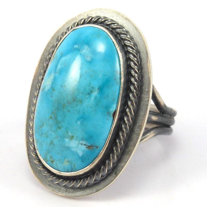 Morenci Turquoise Ring by Tommy Jackson - Garland&