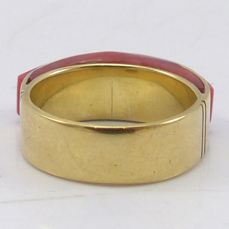 Gold Inlay Ring by Victor Beck - Garland&