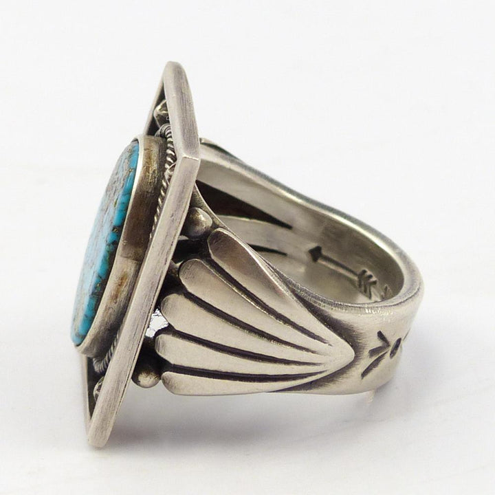 Morenci Turquoise Ring by Steve Arviso - Garland's