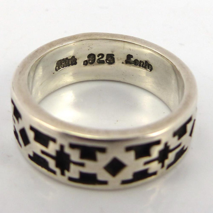 Stamped Silver Ring by Melanie and Michael Lente - Garland's