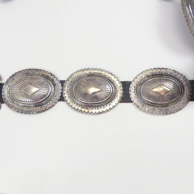 1970s Concha Belt by Ernest Bilagody - Garland&
